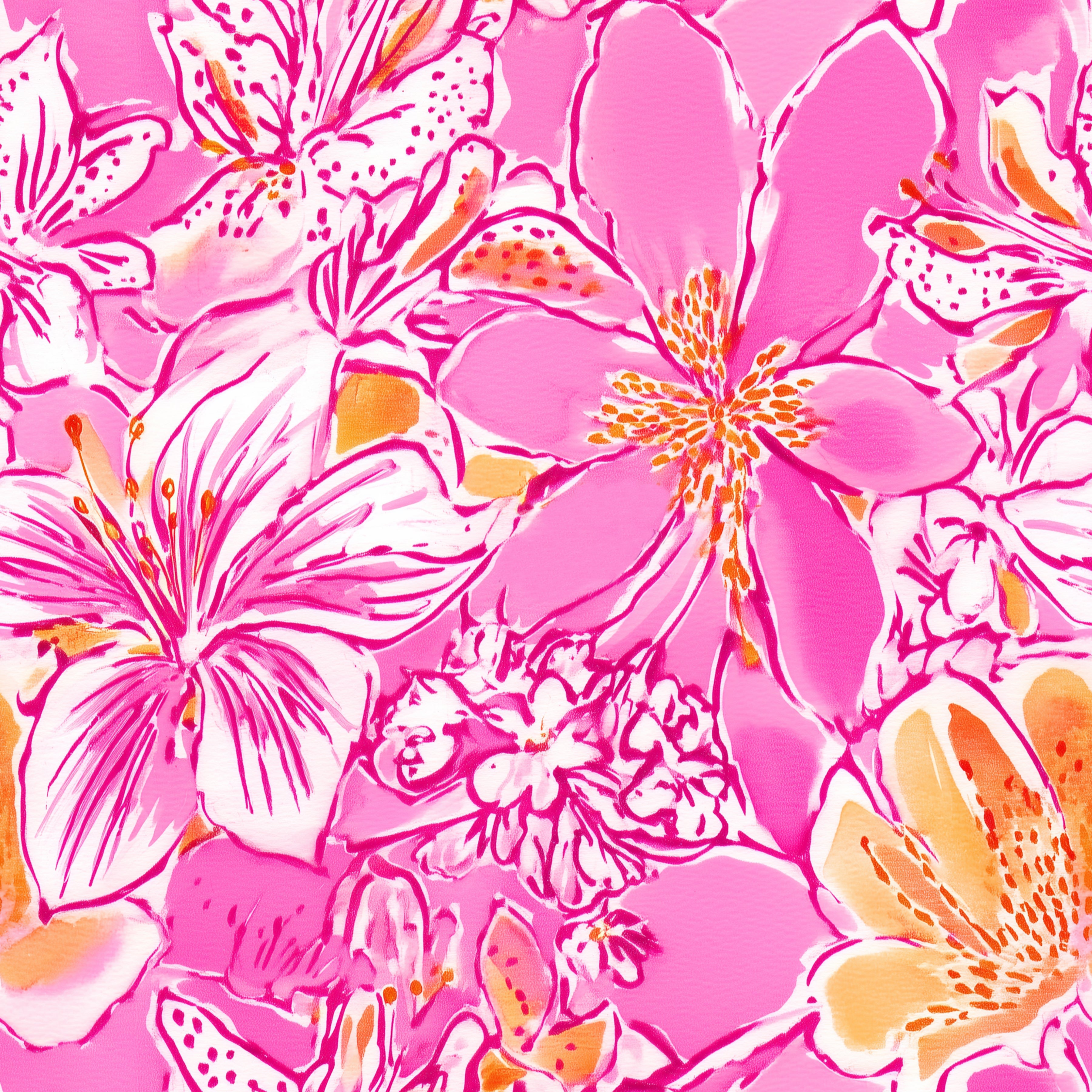 St. Regis V-Neck Dress in Bring Me Lillies Pink