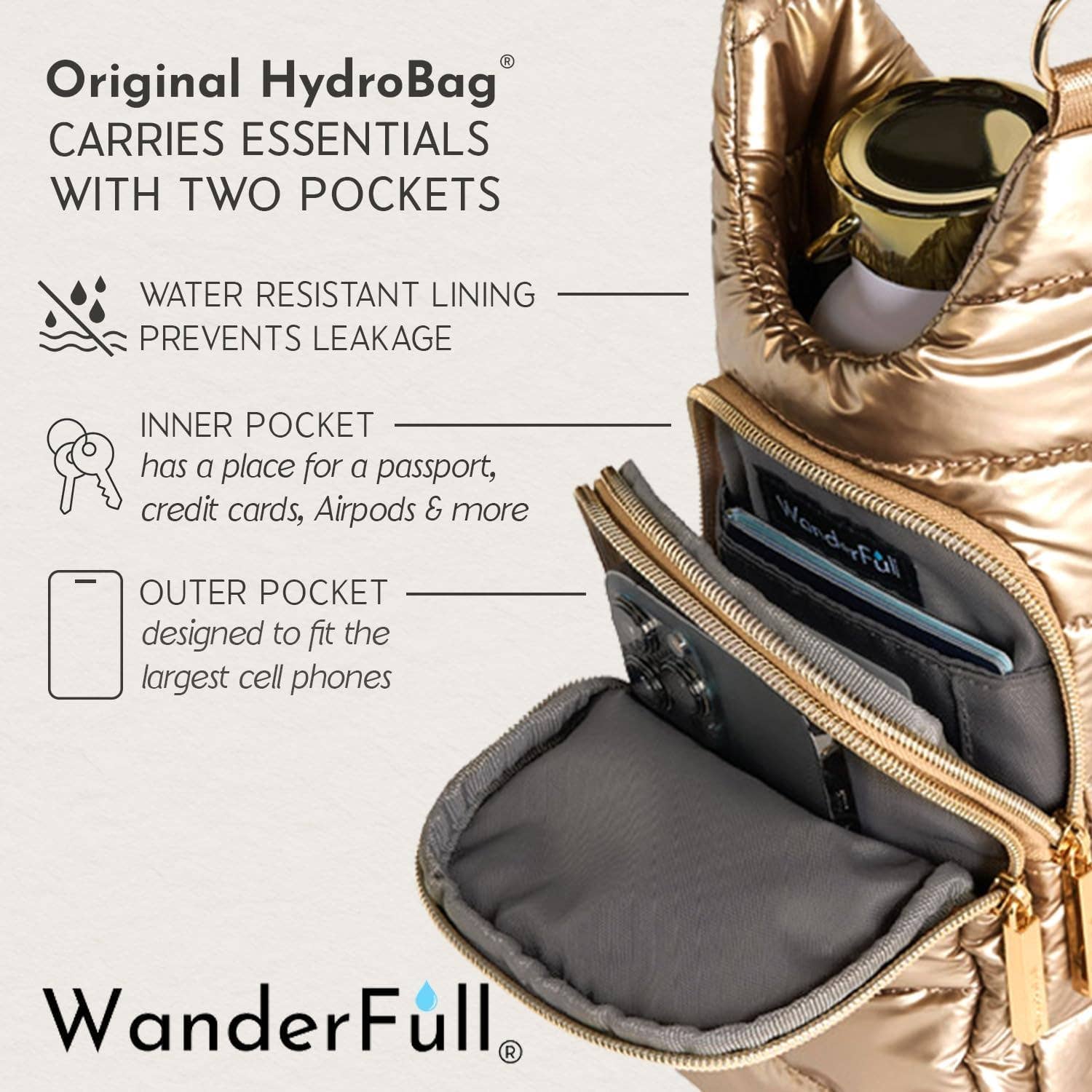 Gold Shiny HydroBag®