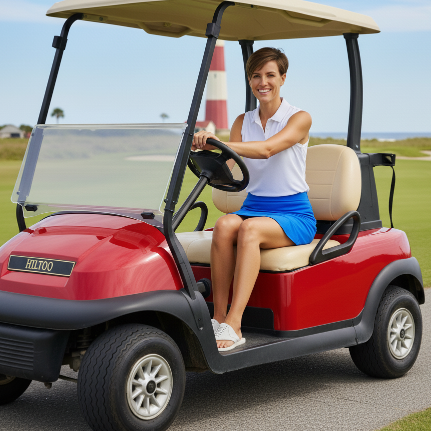 Venice Ruffle Hem Skort in Cobalt