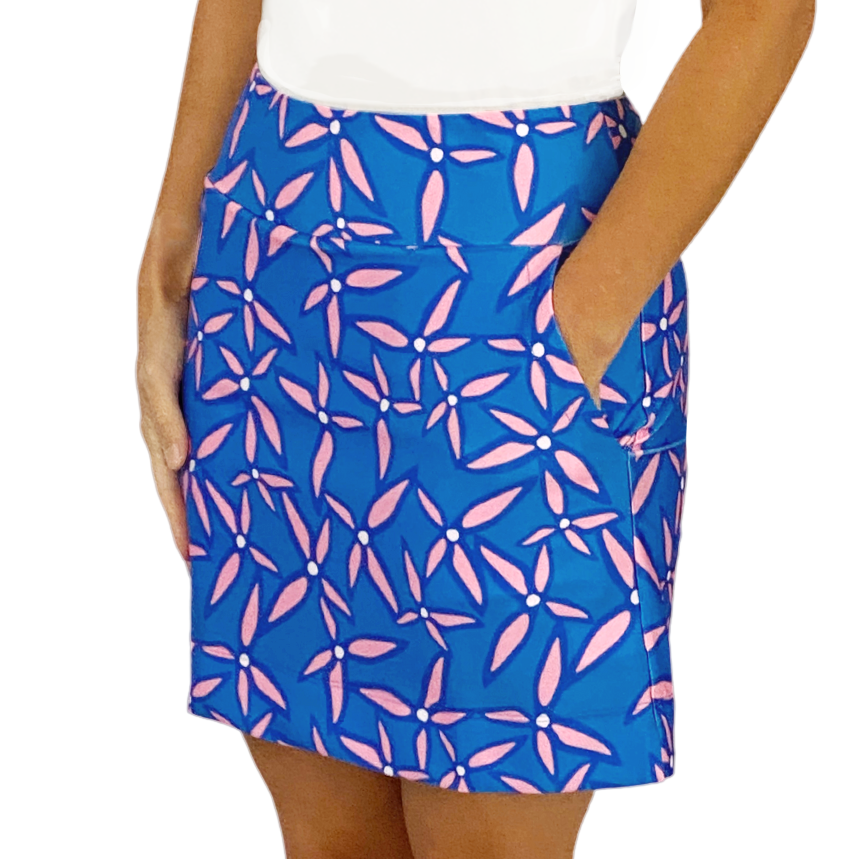 Kiawah Country Club Skort in Star Flower Pink