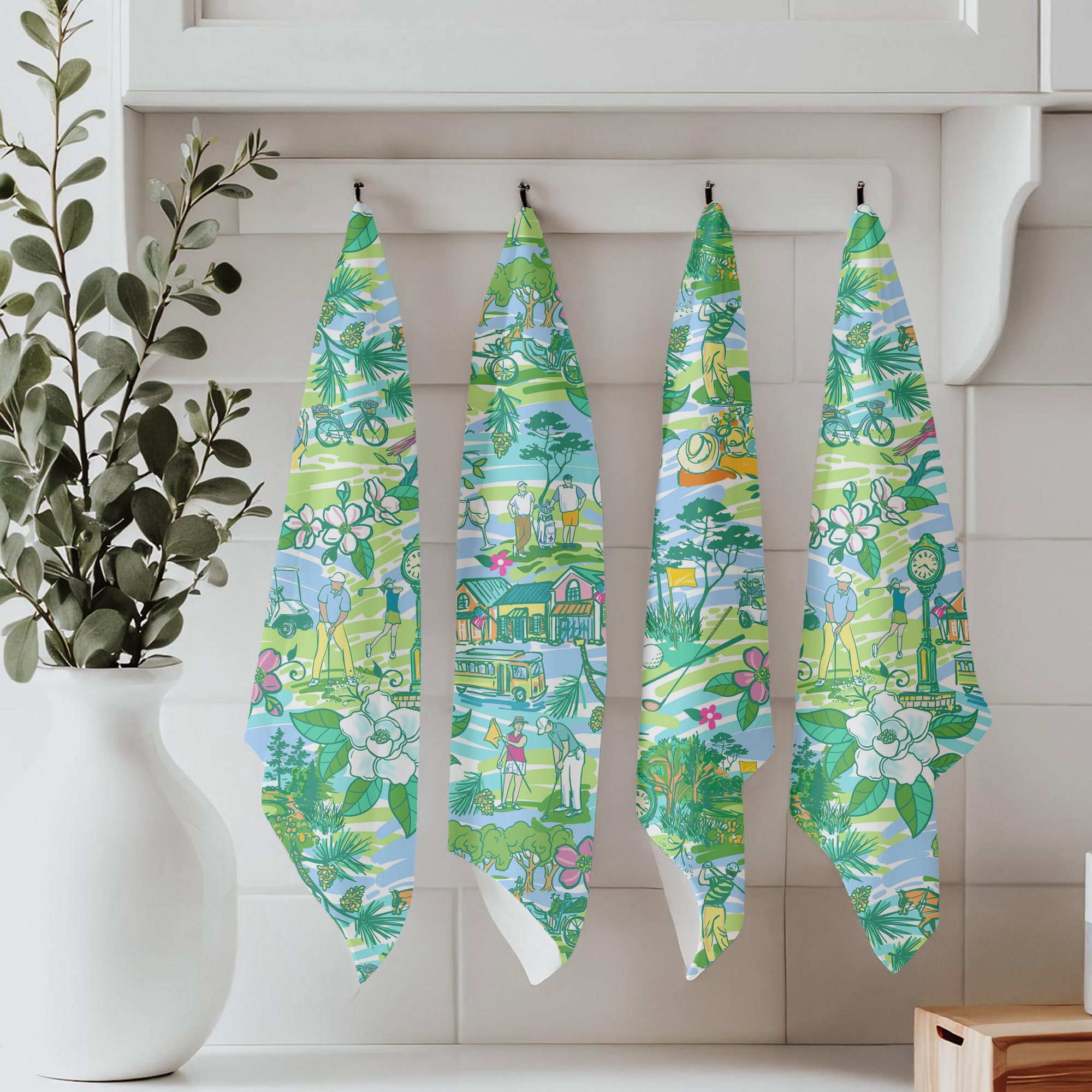 Designer Tea Towel in Golf In Pinehurst NC