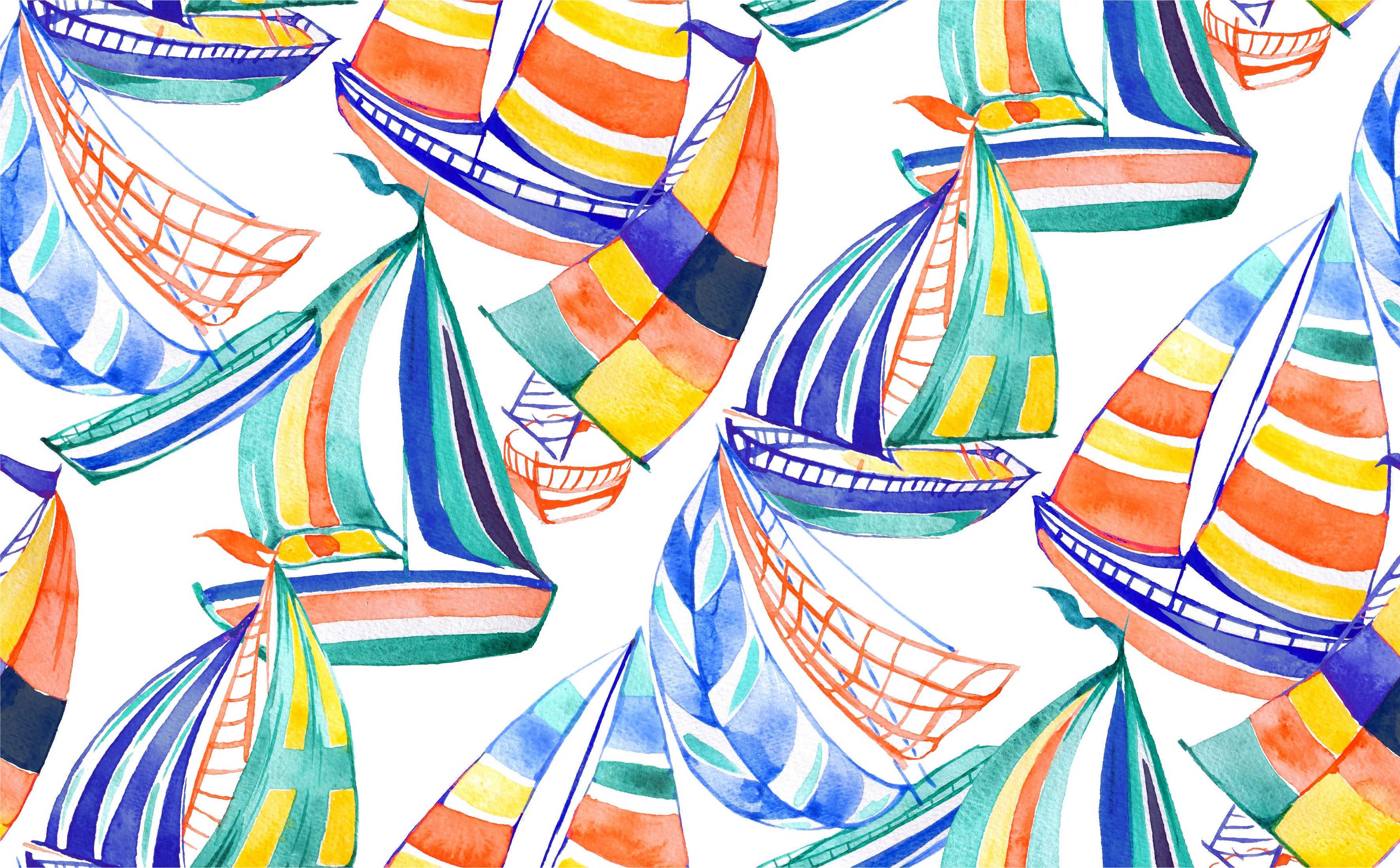 Quilted Large Tote in Sailor's Delight Bright