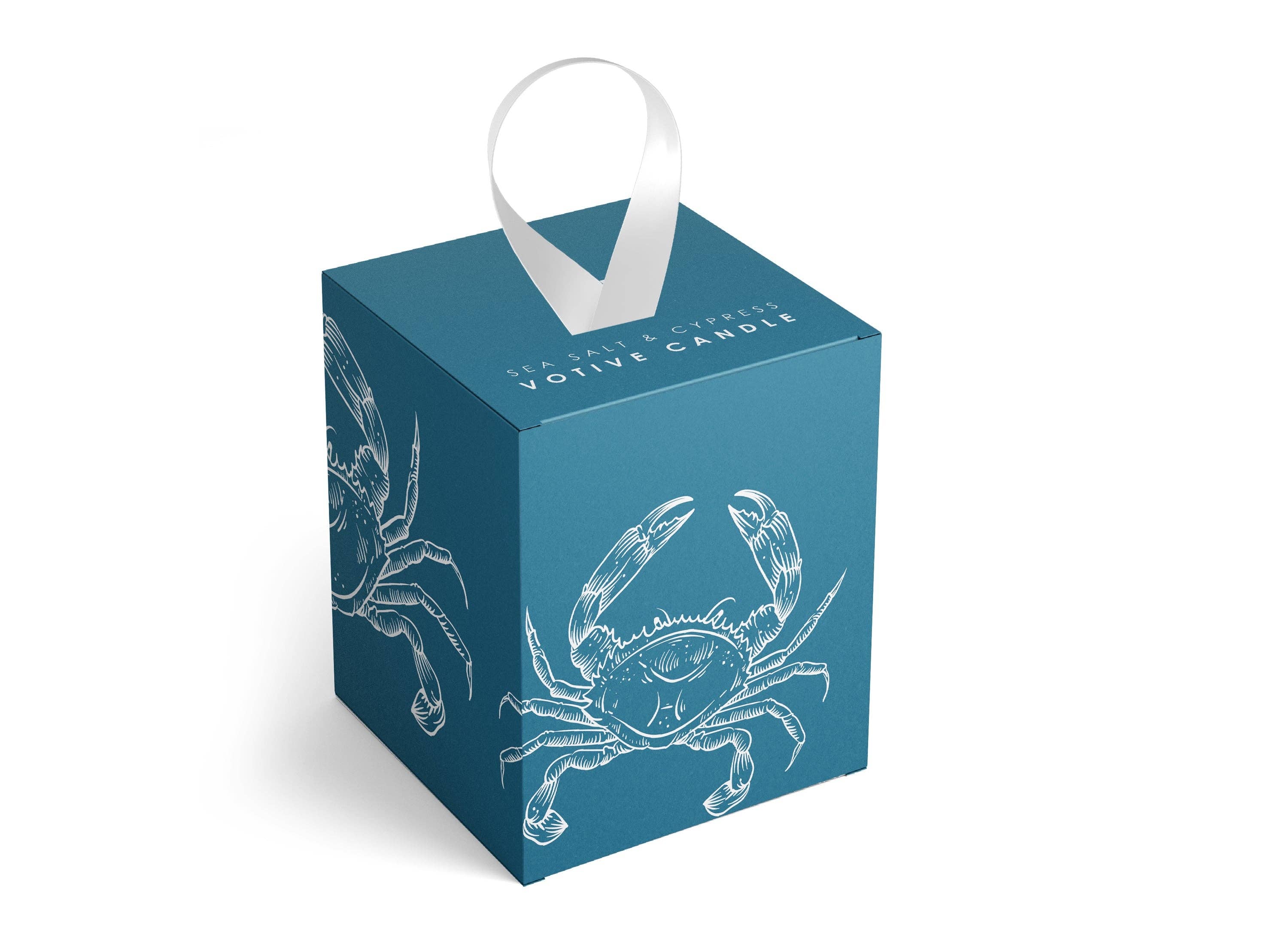 Crab Decorative Votive Sea Salt + Cypress by Annapolis Candle