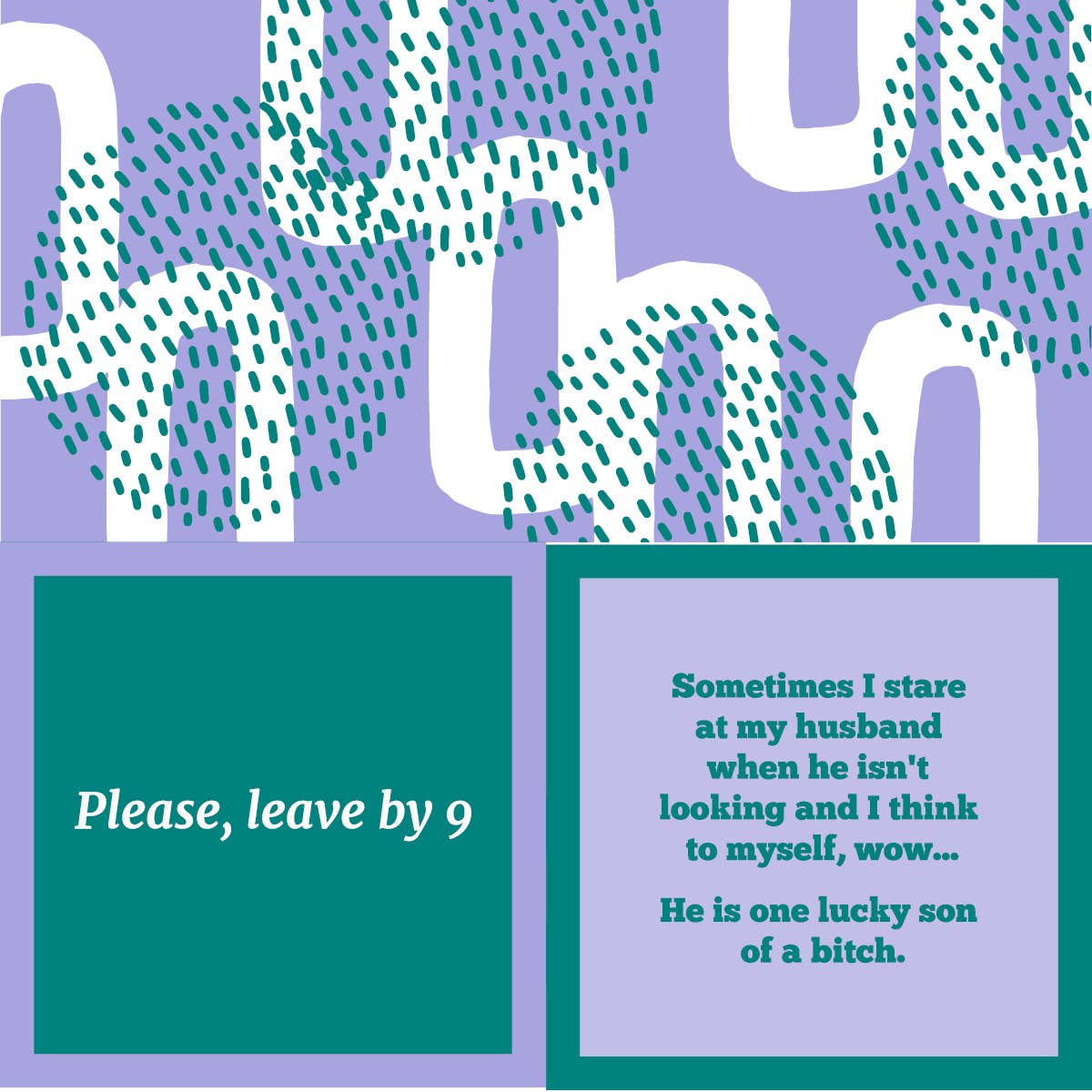 NAPKIN Please Leave | Funny Party Gift | Cocktail Napkin