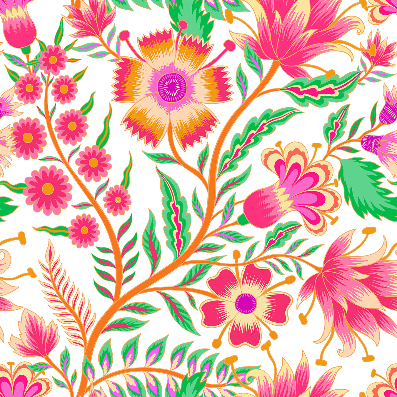 Baton Rouge Top in Jozy's Posies White