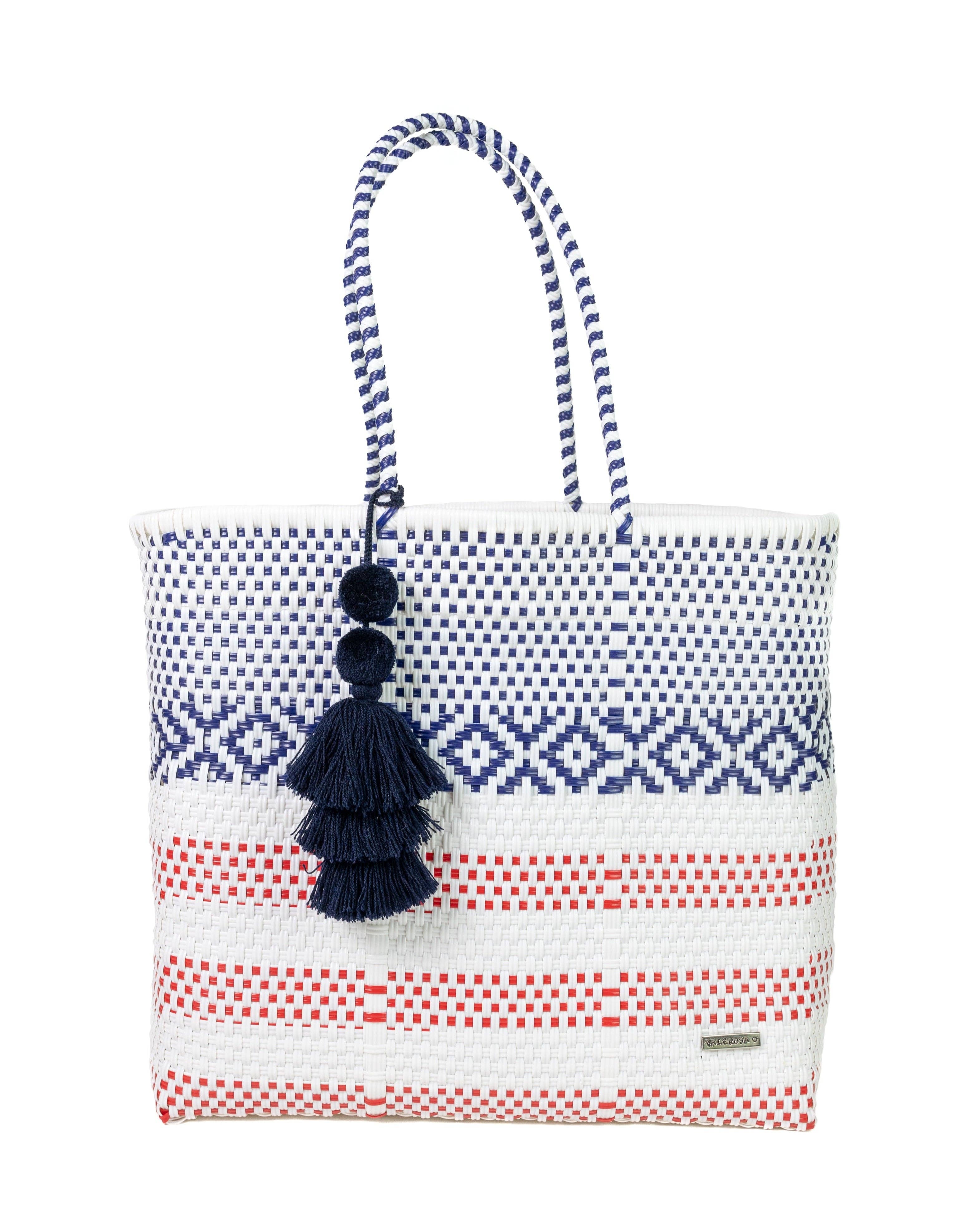Stars and Stripes Jumbo Woven Tote