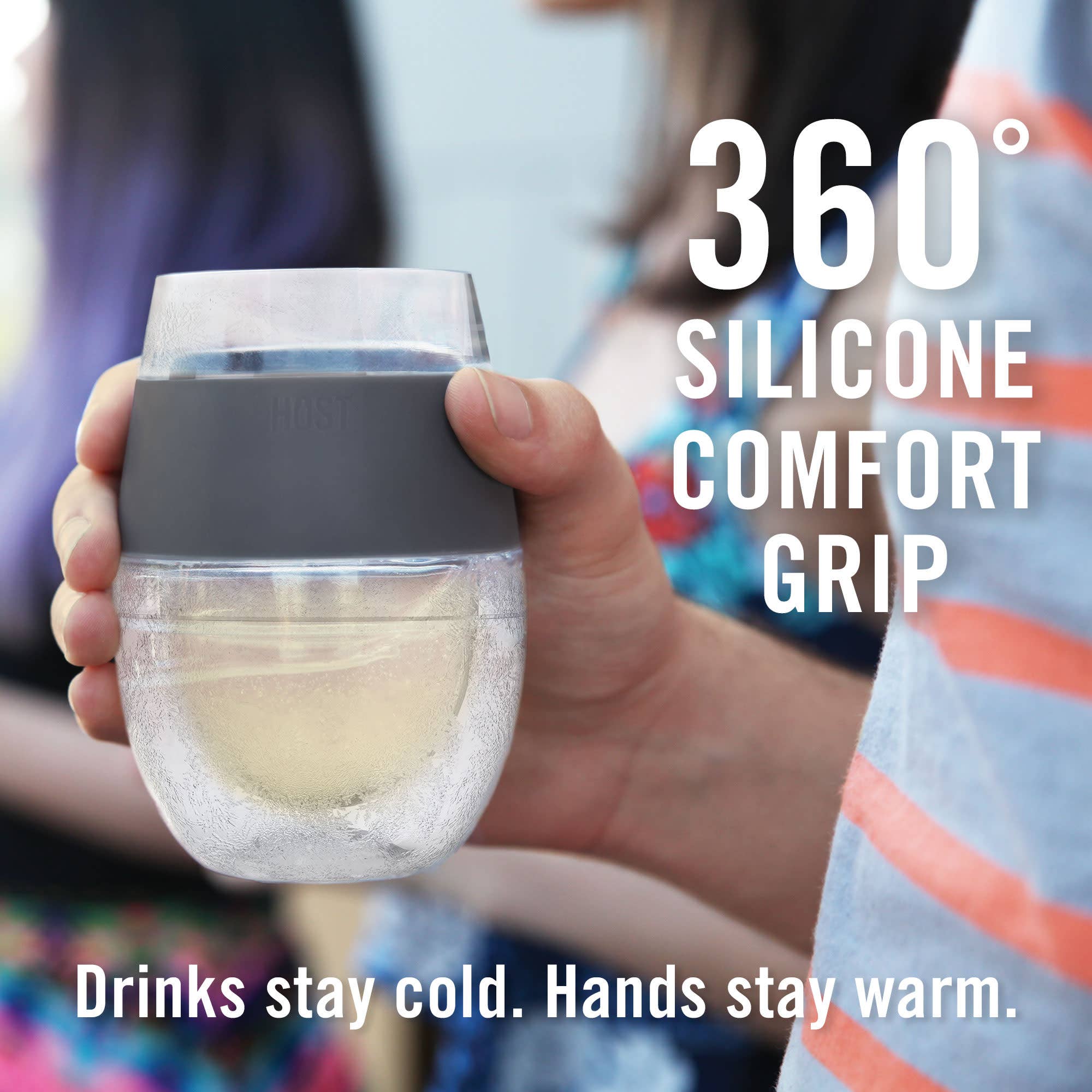 Wine FREEZE™ Cooling Cup Insulated with Cooling Gel in Mint