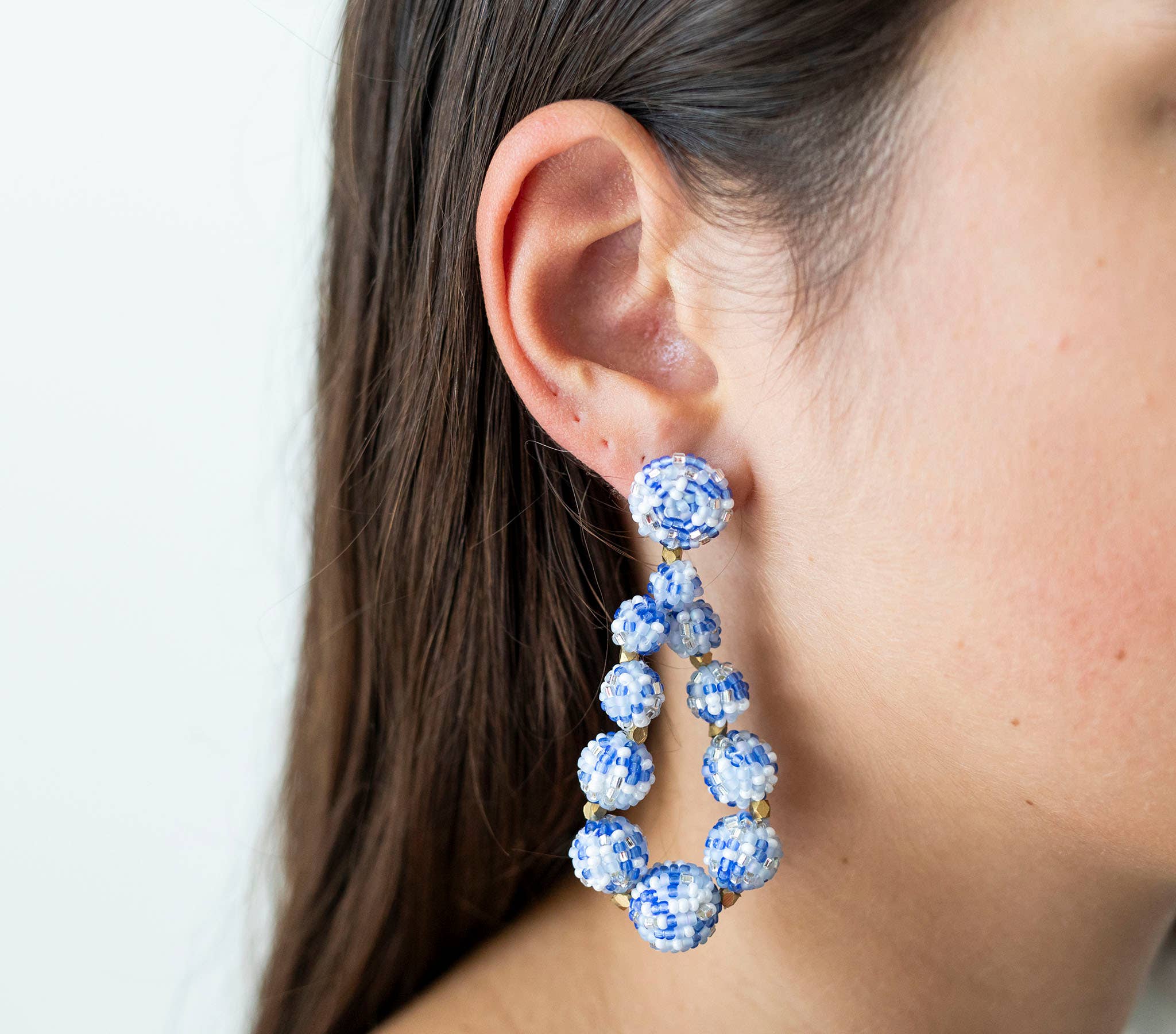 The Chelsea Teardrop Earring - Seaside
