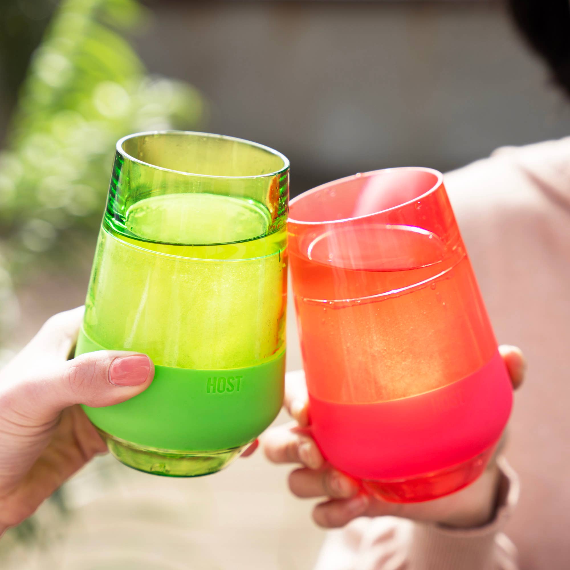 Wine FREEZE XL Cooling Cup in Asst Vivid Colors Set of 4