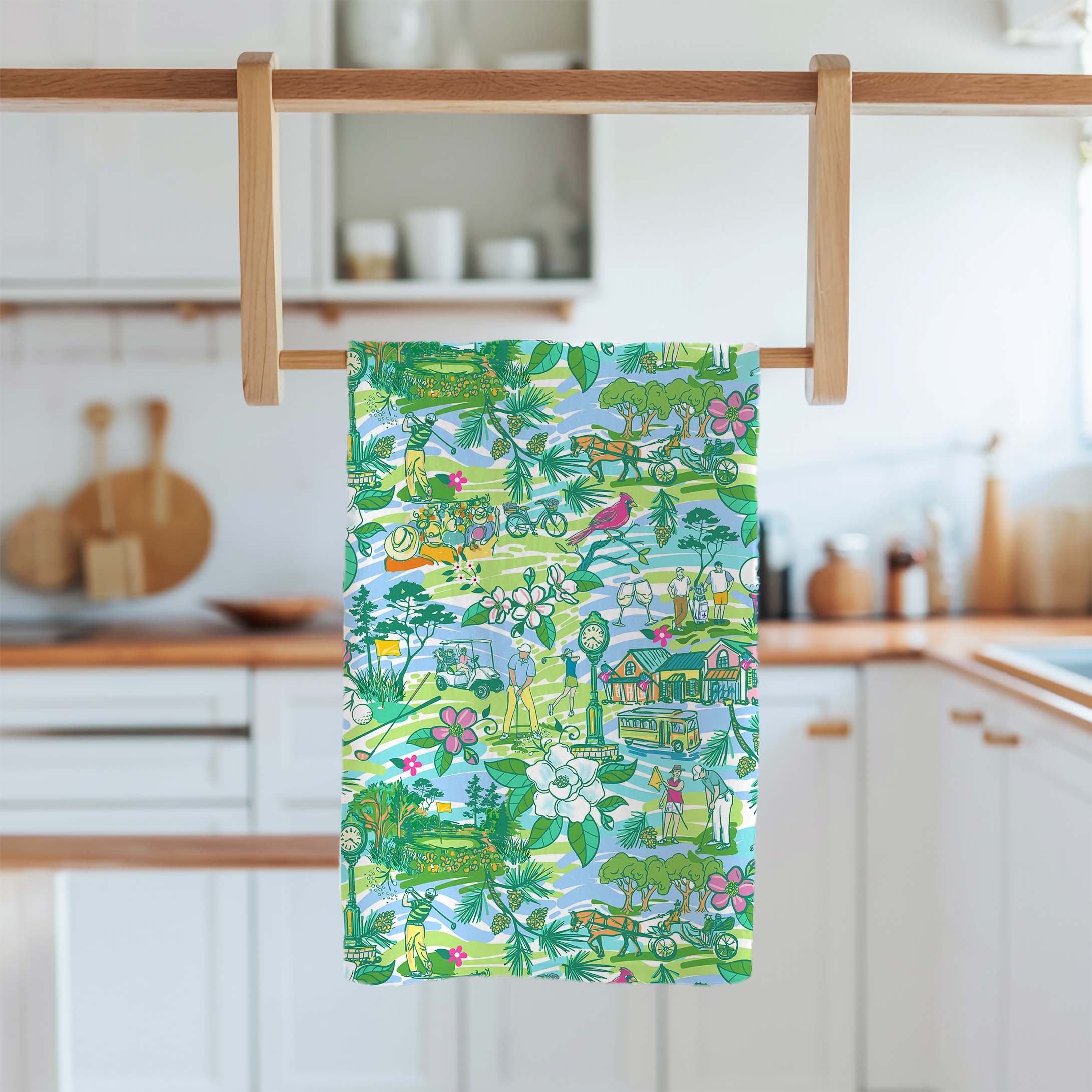 Designer Tea Towel in Golf In Pinehurst NC