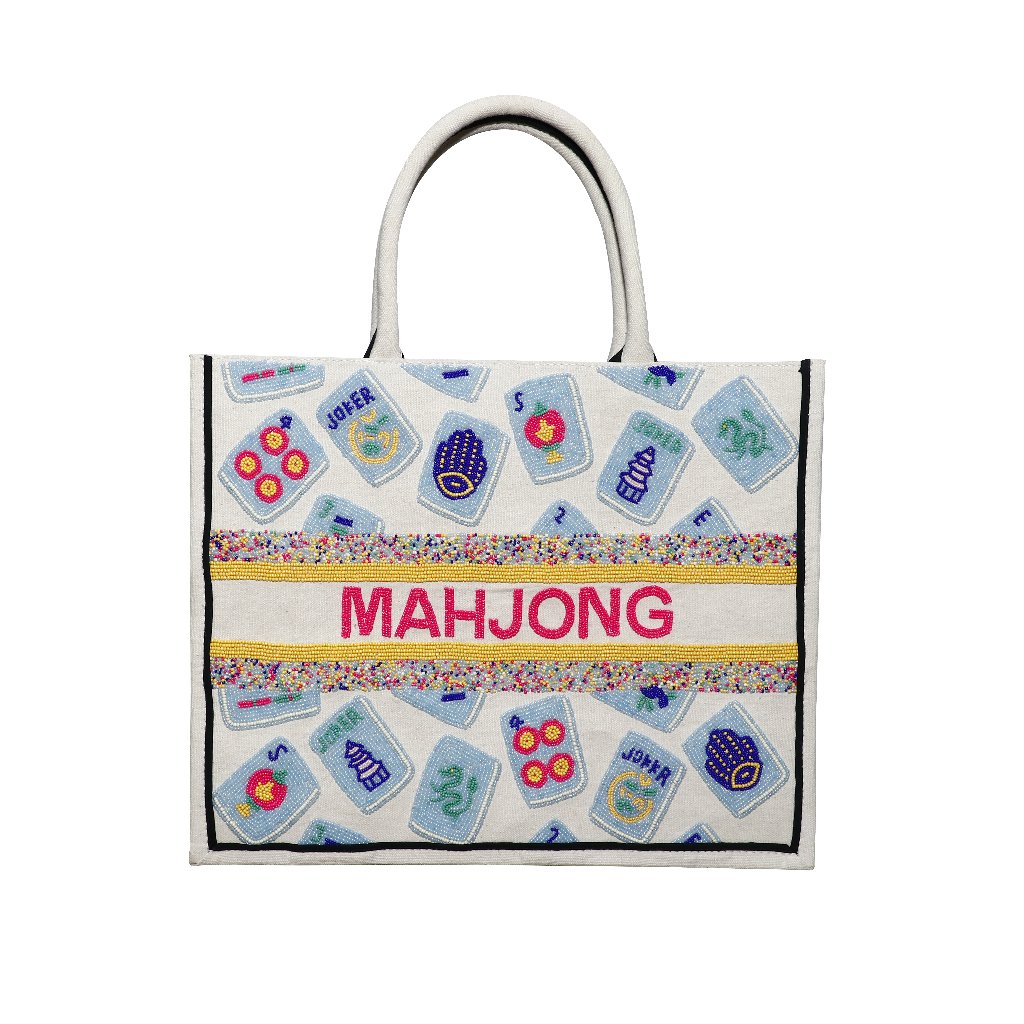 Beaded Mahjong Handbag