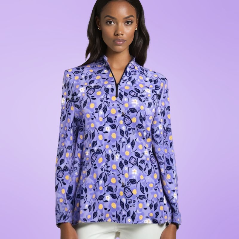 Anna Maria Pullover in Pickleball Garden Lilac