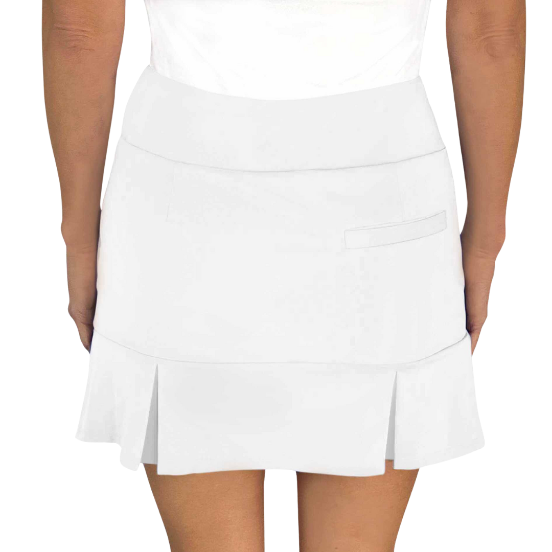 Scottsdale Pleated Skort in White