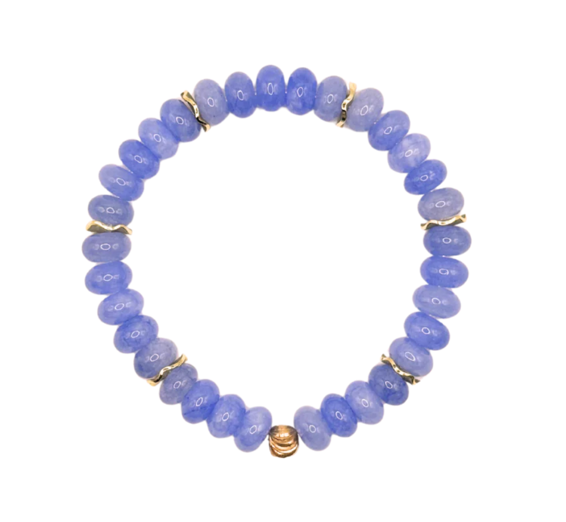 Periwinkle Gemstone Bracelet