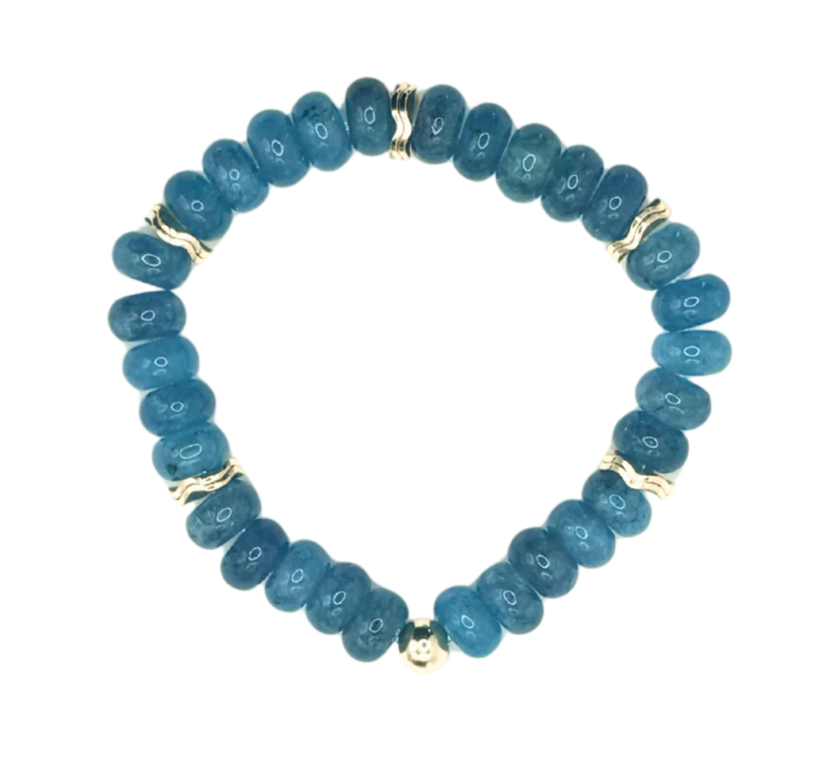 Cerulean Gemstone Bracelet