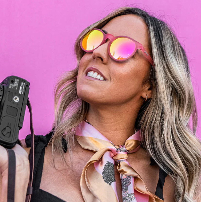 Goodr Sunglasses in Influencers Pay Double Pink