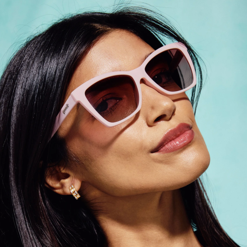 Goodr Sunglasses in Rose Retail Therapy
