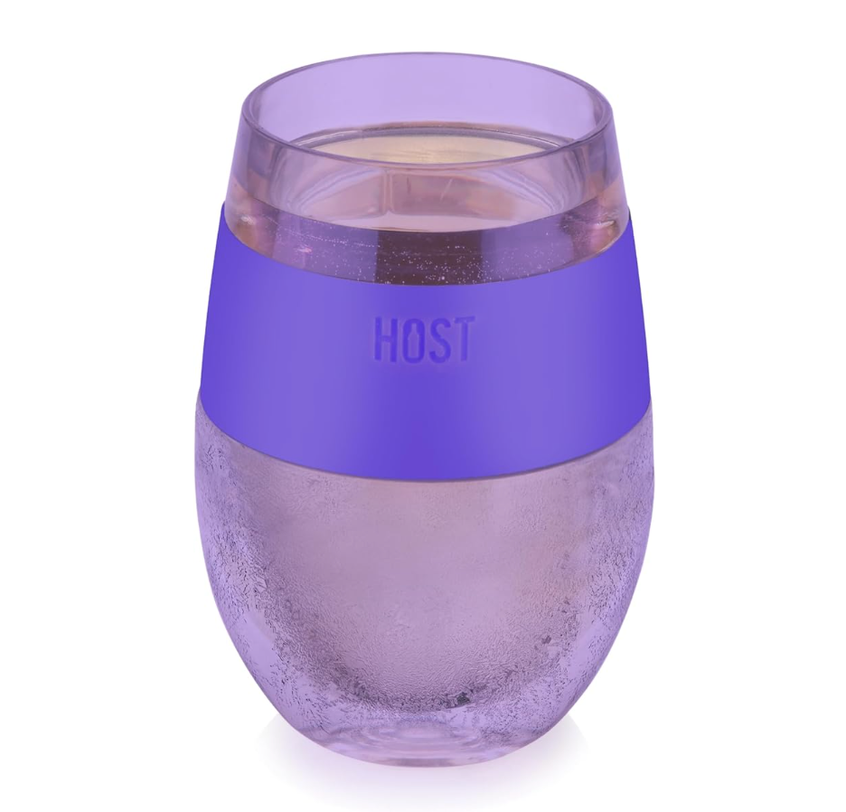 Wine FREEZE™ Cooling Cup Insulated with Cooling Gel in Purple