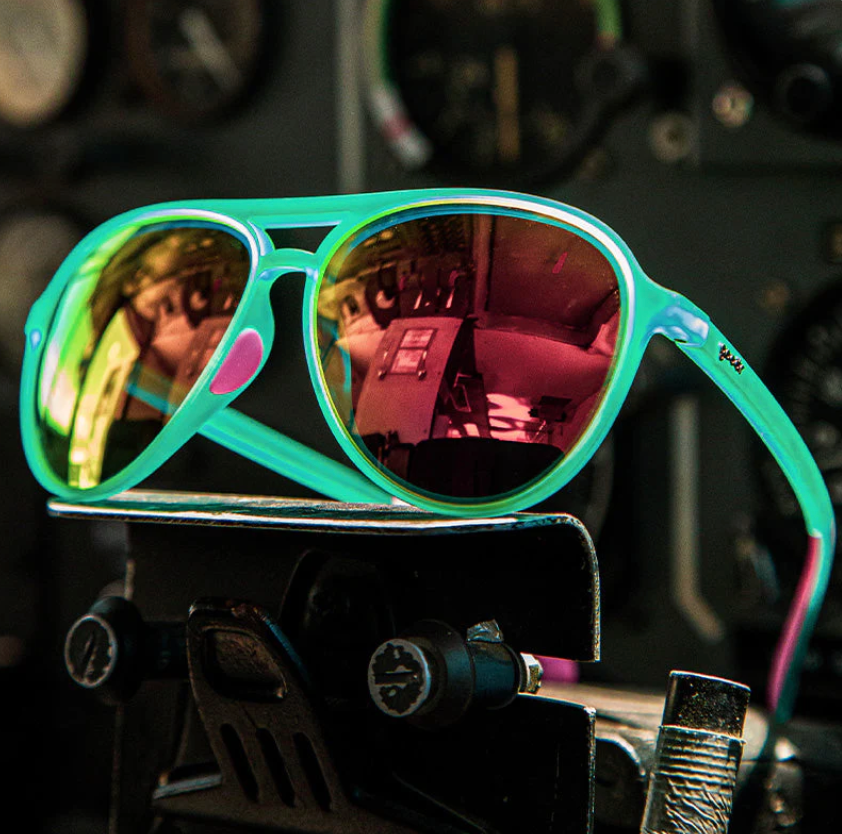 Goodr Sunglasses in Kitty Hawkers' Ray Blockers