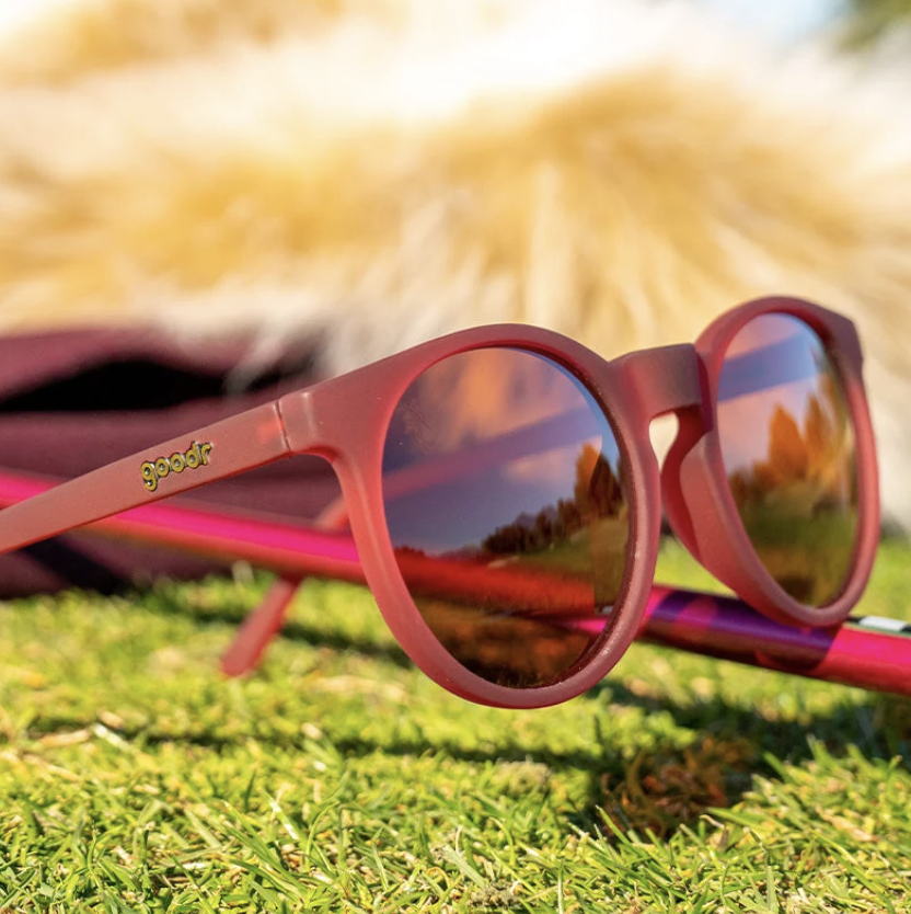 Goodr Sunglasses in I'm Wearing Burgundy?