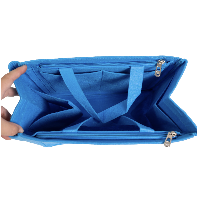 Sky Blue Felt Bag Organizer