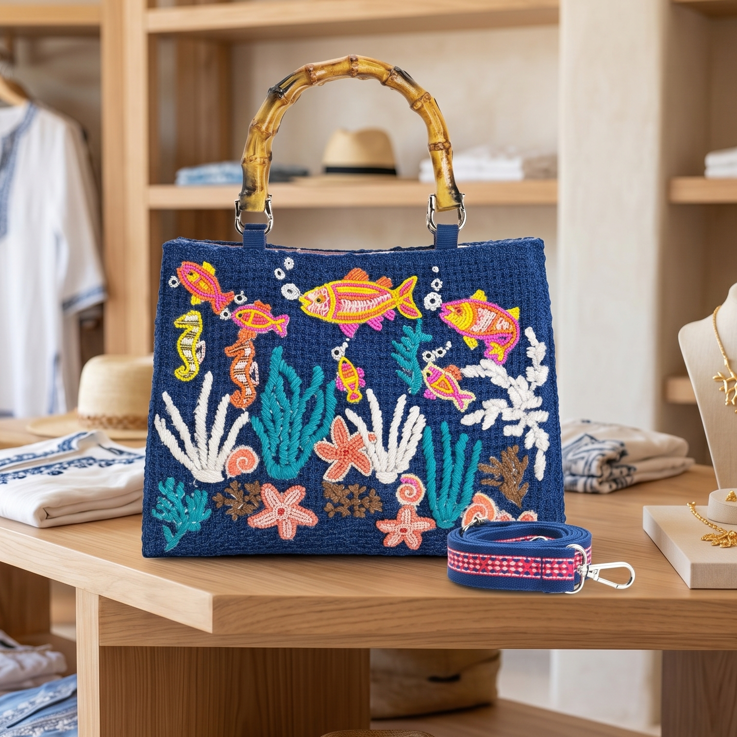 Underwater Paradise Top Handle Bag