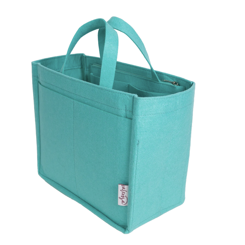 Teal Felt Bag Organizer