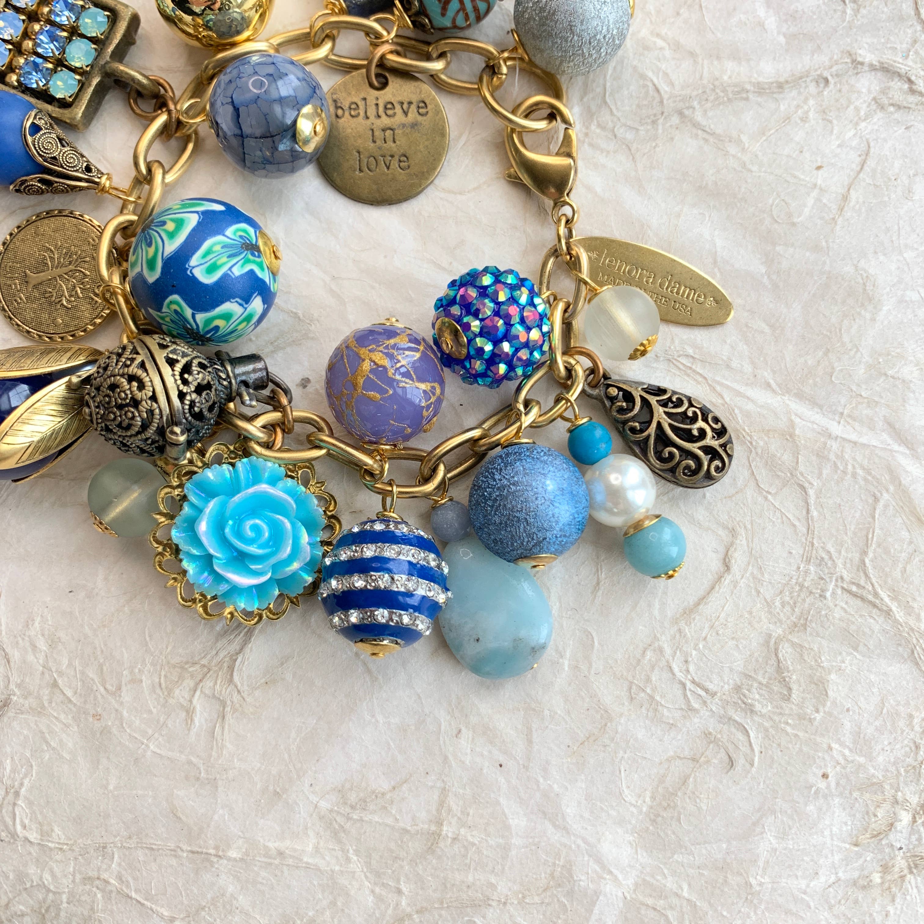 Sail Away Charm Bracelet by Lenora Dame