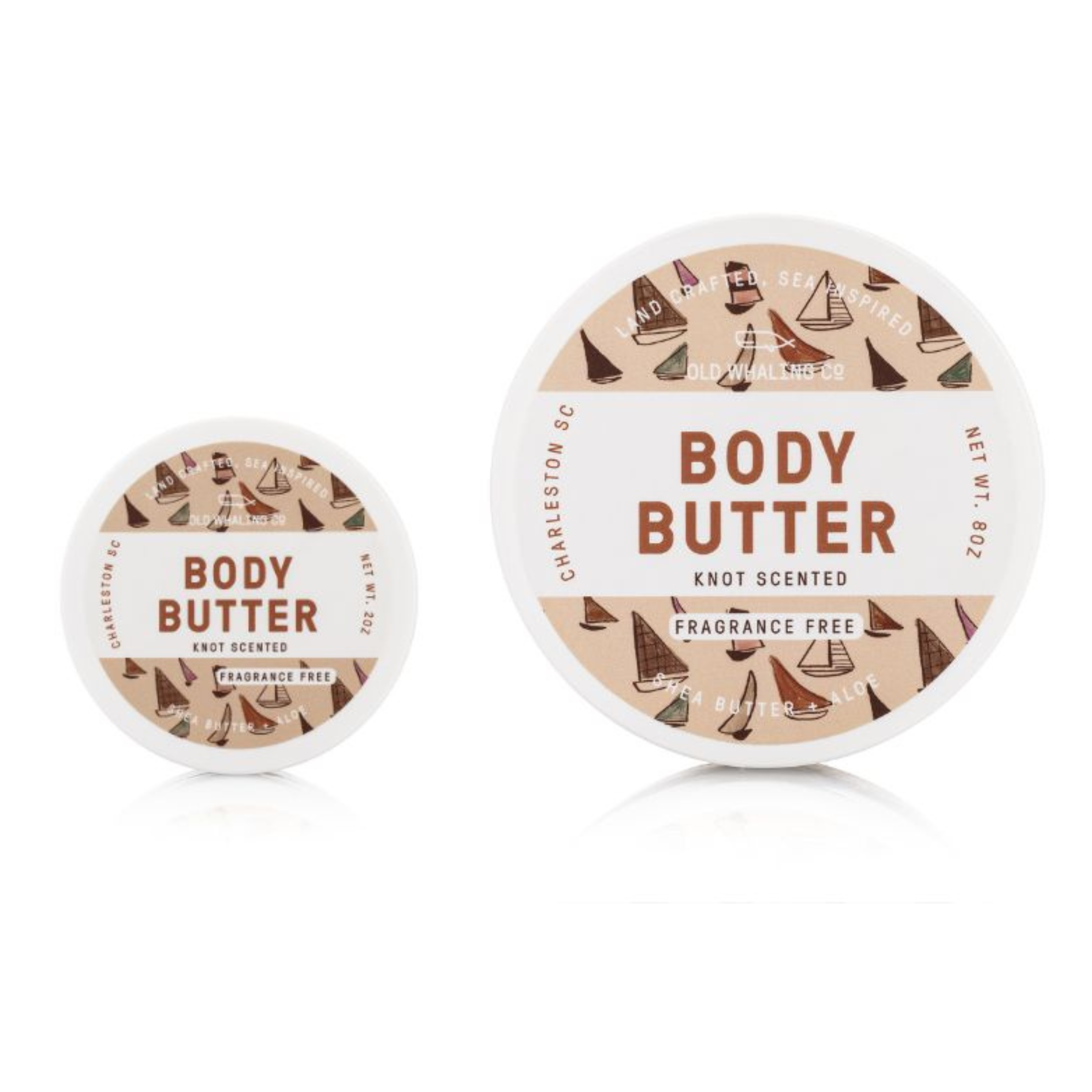 Travel Size Knot Scented (Fragrance Free) Body Butter (2oz)