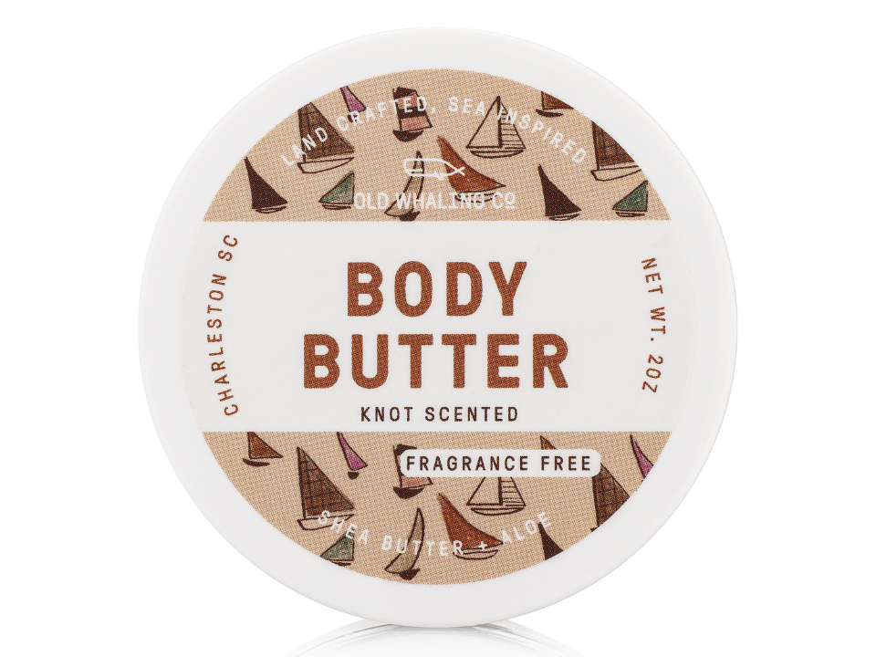 Travel Size Knot Scented (Fragrance Free) Body Butter (2oz)