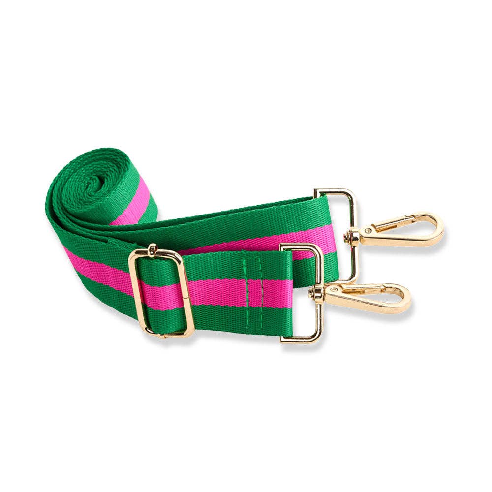 Kelly Green Matte HydroBag® with Pink/Green Strap