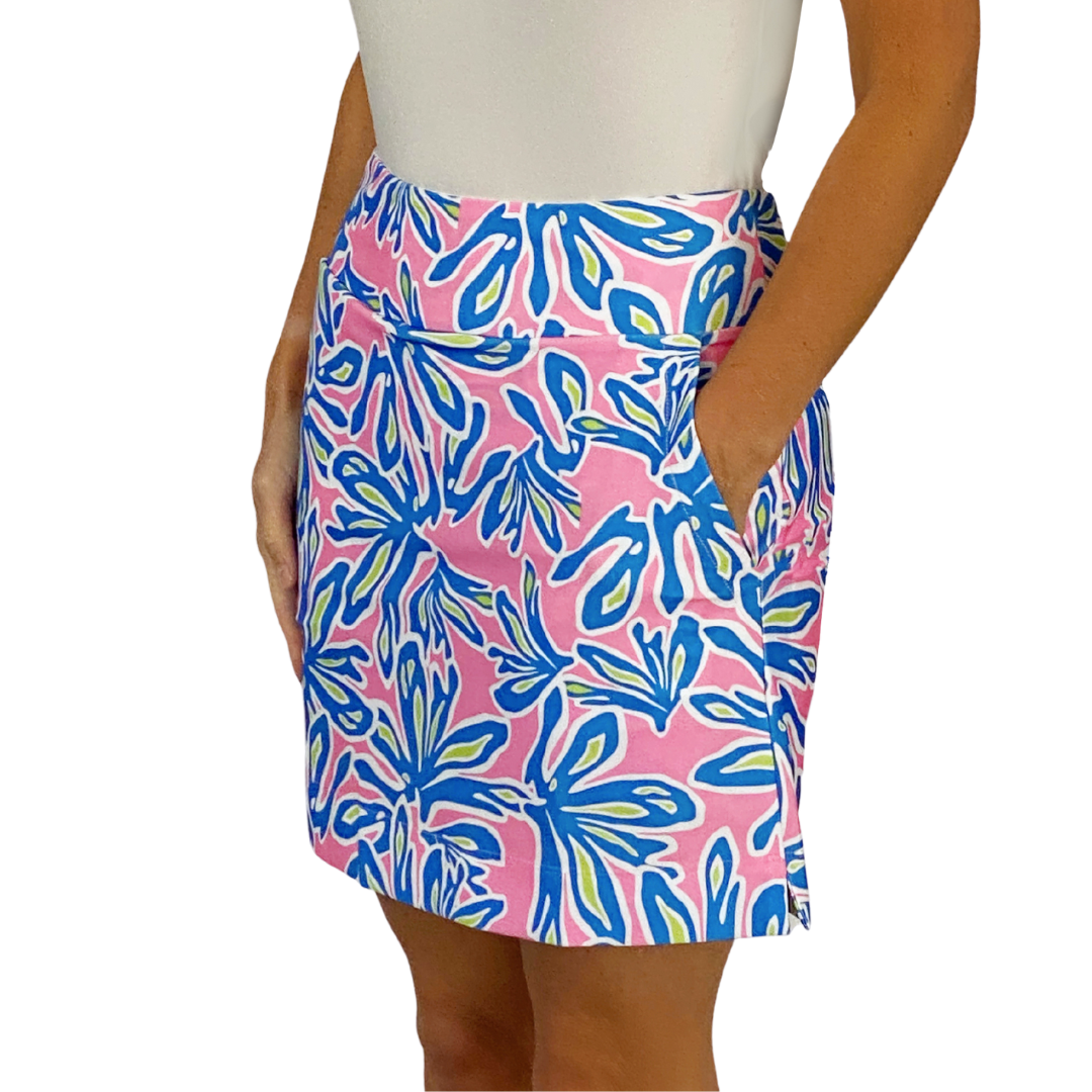 Kiawah Country Club Skort in Beach Palm Pink