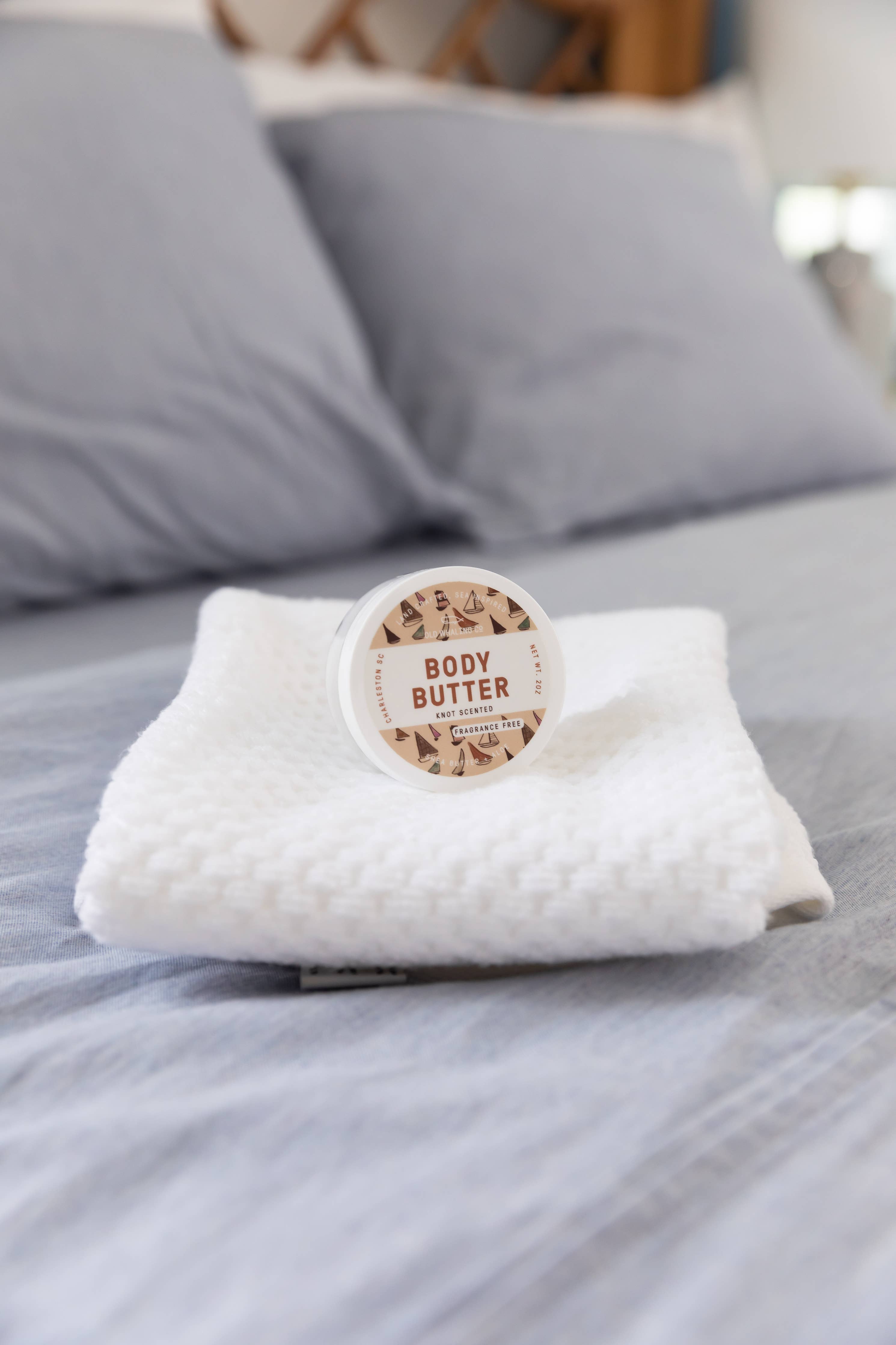 Travel Size Knot Scented (Fragrance Free) Body Butter (2oz)