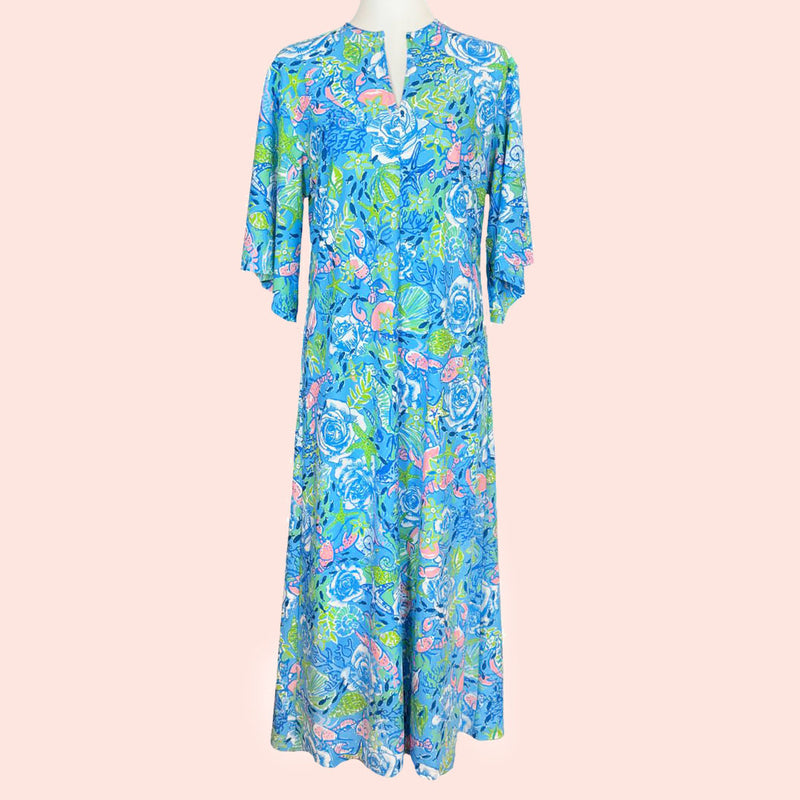 Key Biscayne Caftan "Drinking Dress" (Sample)