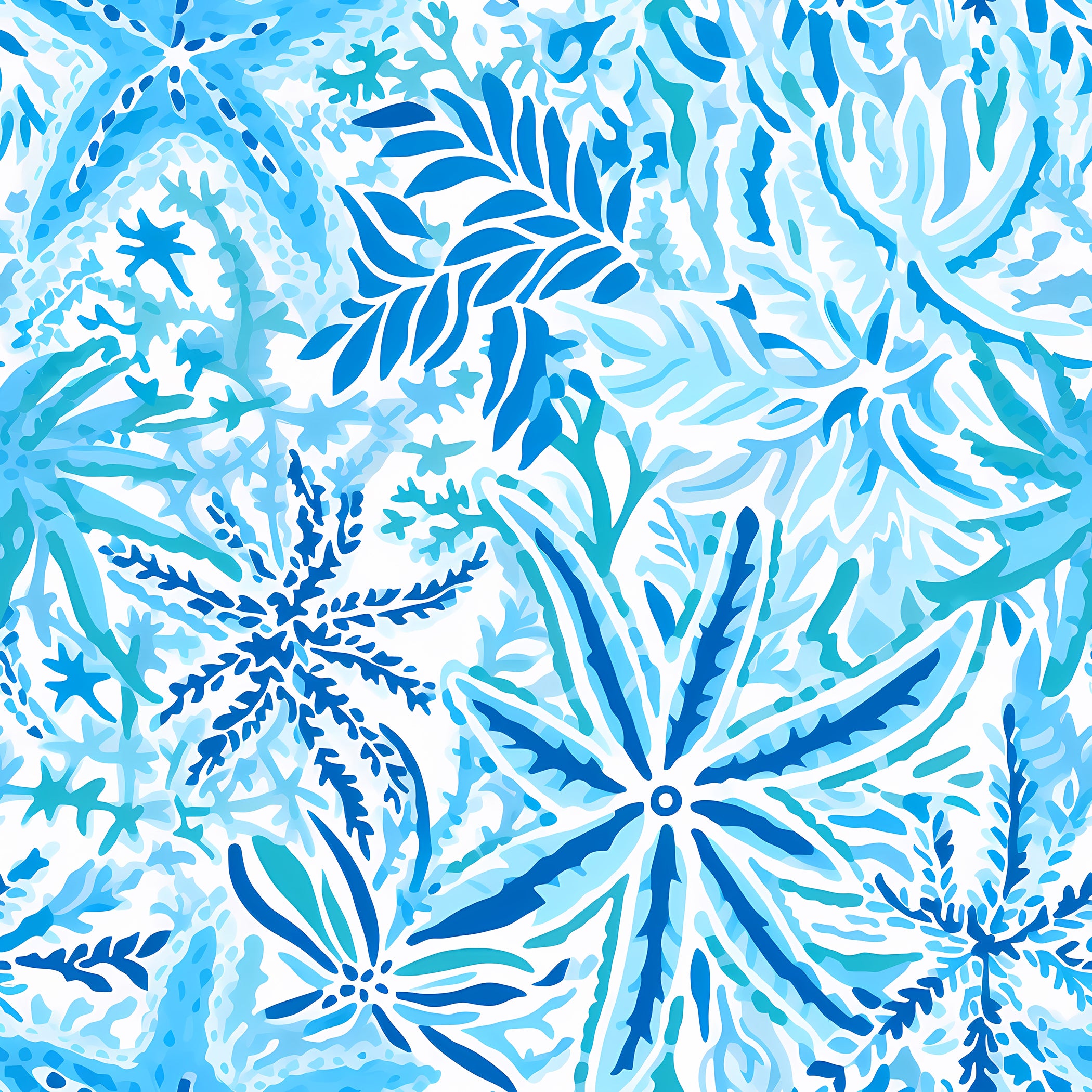 Venice Ruffle Hem Skort in Starfish Blues #1