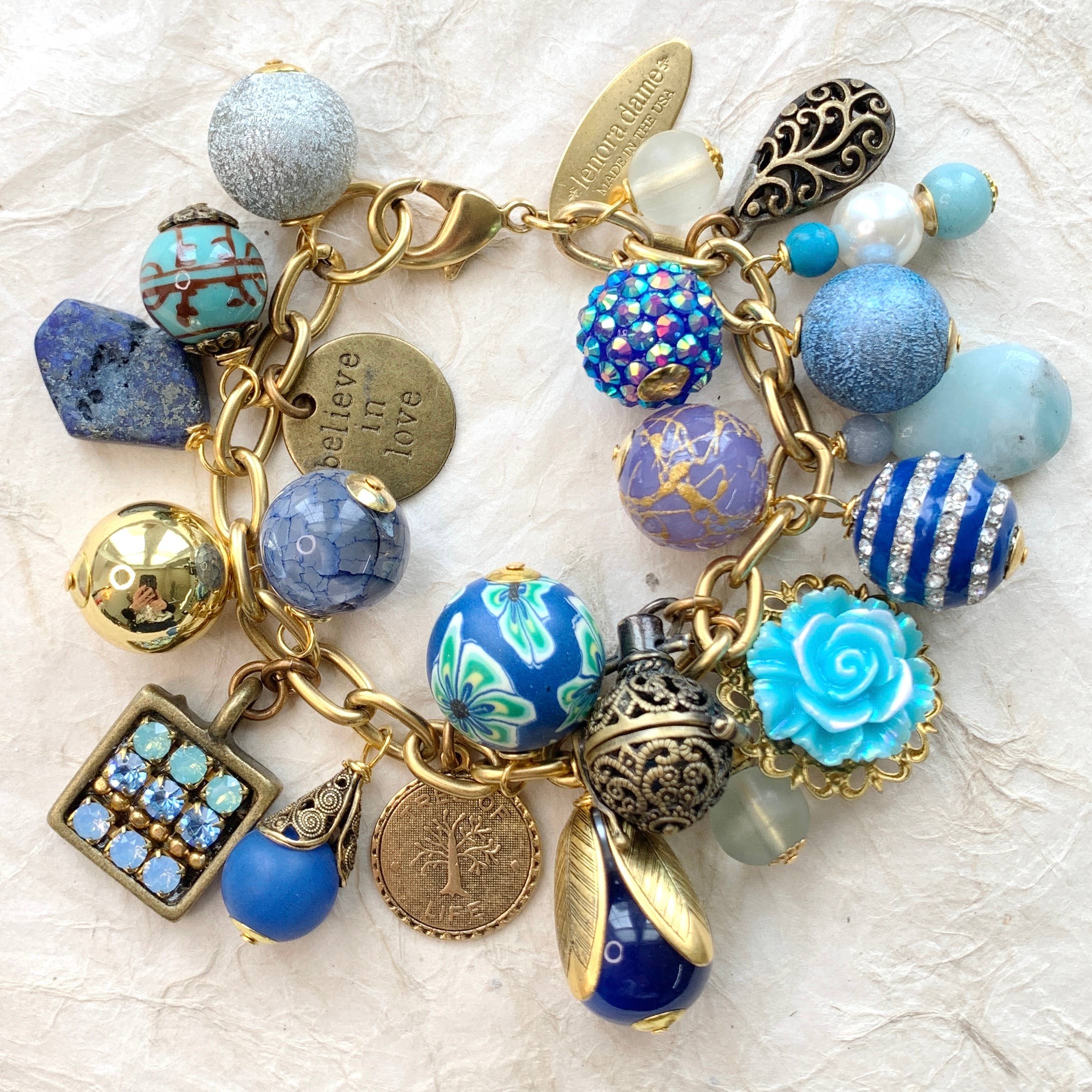 Sail Away Charm Bracelet by Lenora Dame