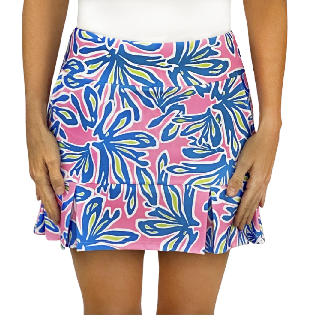 Scottsdale Pleated Skort in Beach Palm Pink