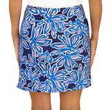 Kiawah Country Club Skort in Beach Palm Navy and Pink