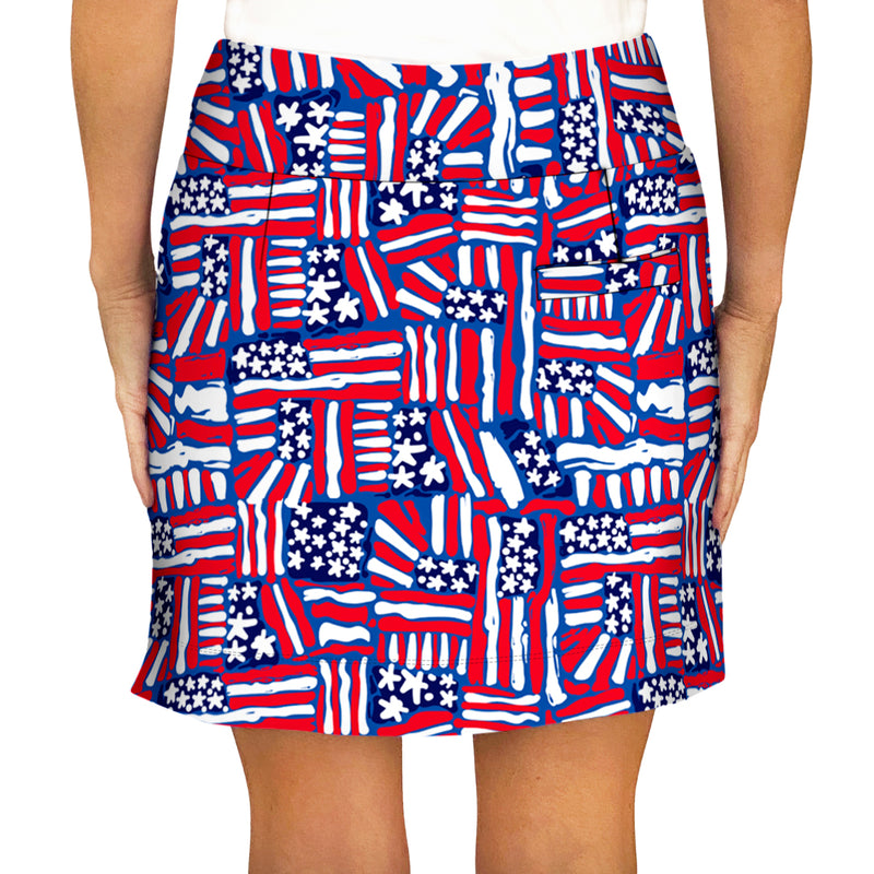 Kiawah Classic Golf Skort in All American