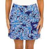 Kiawah Country Club Skort in Beach Palm Navy and Pink