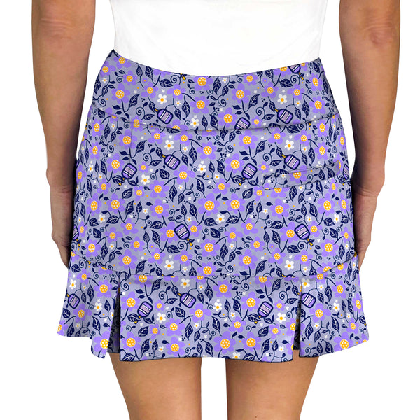 Scottsdale Pleated Skort in Pickleball Garden Lilac