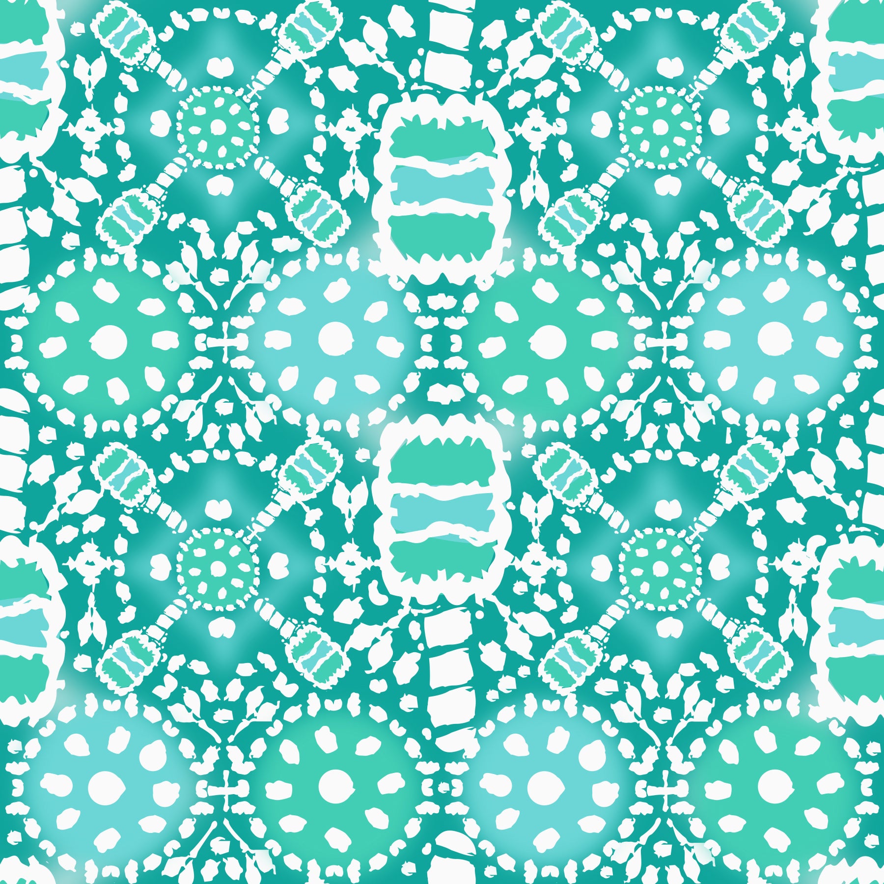 St. Pete Crew Neck Sun Shirt in Peace Love Pickleball Aqua