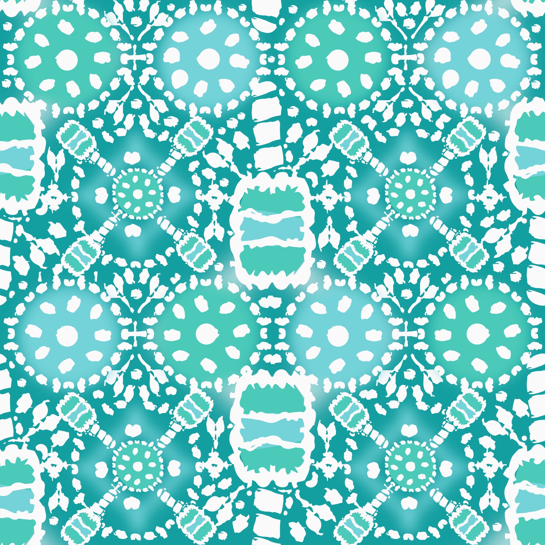 Anna Maria Pullover in Peace Love Pickleball Aqua Tides