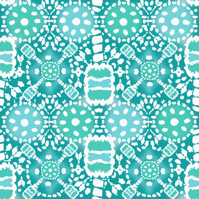Anna Maria Pullover in Peace Love Pickleball Aqua Tides