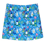 Katherine Way Kiawah Skort in Harbor Lights