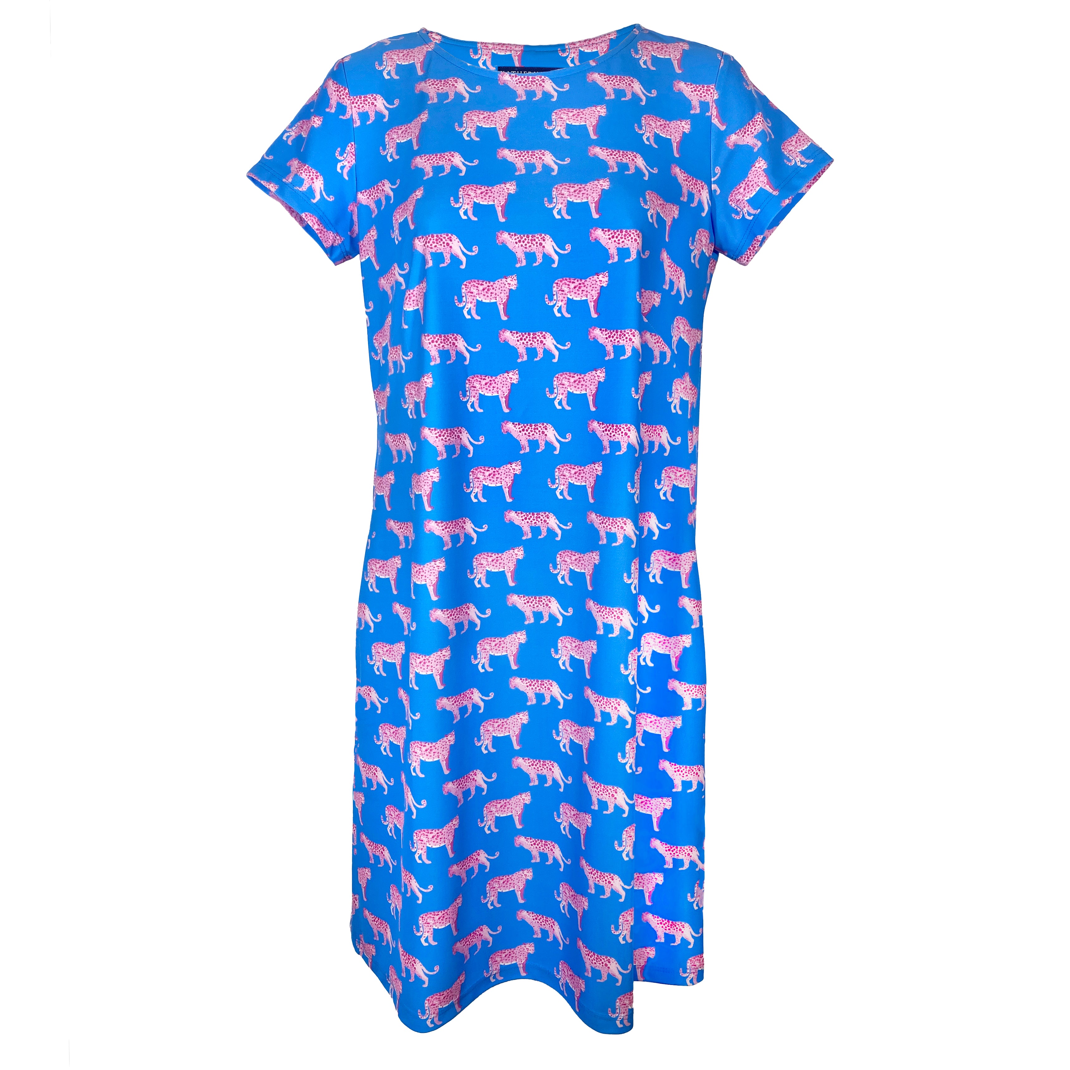 Key West Dress in Cougar Romp Blue – Katherine Way