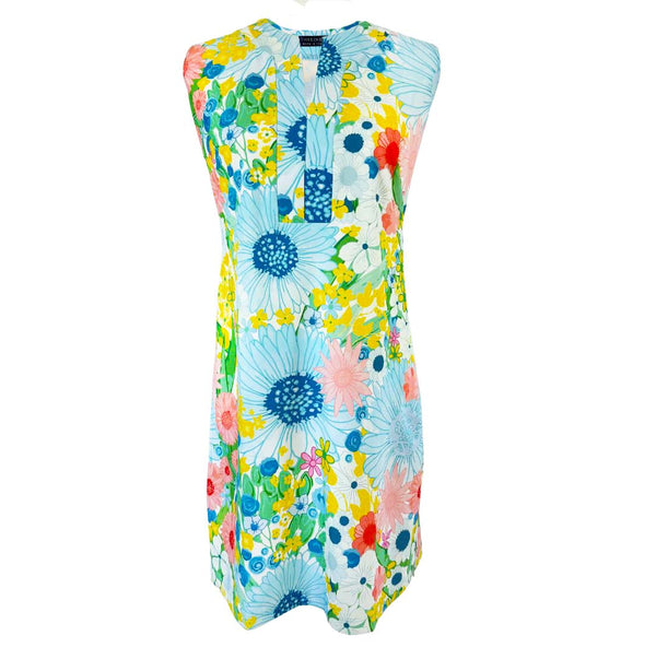 Hampton Sleeveless Tunic Dress in Monet Medley