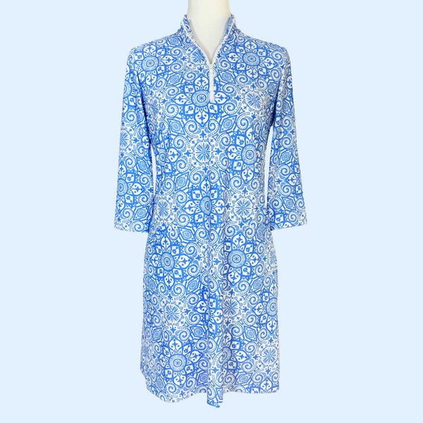 Doral Dress in Marrakesh Express Blue