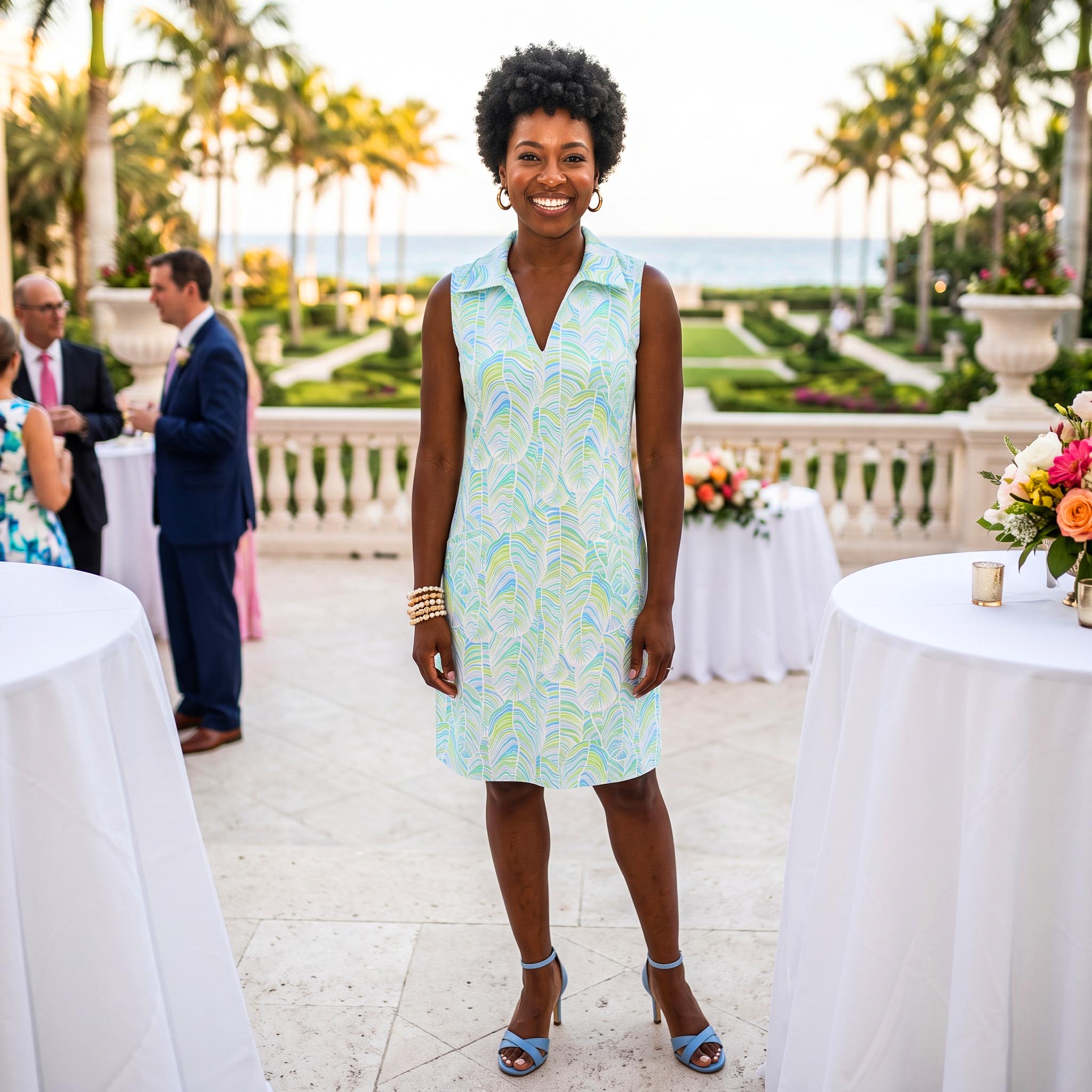 St. Regis Dress in 29 Palms Green
