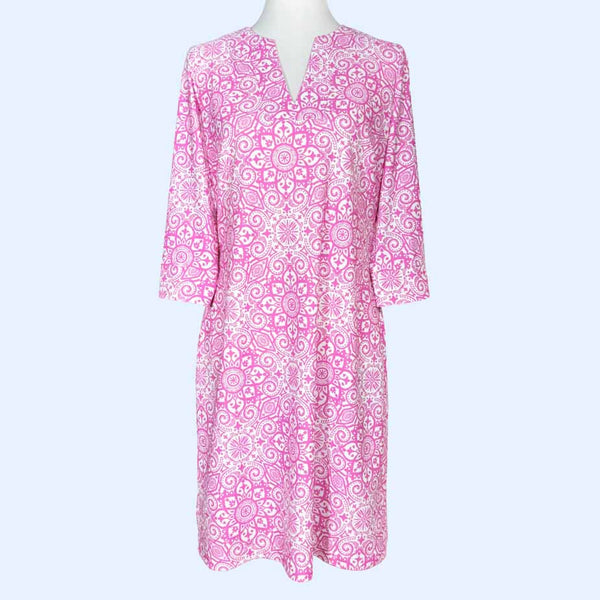 Vero Beach Tunic Dress in Marrakesh Express Pink